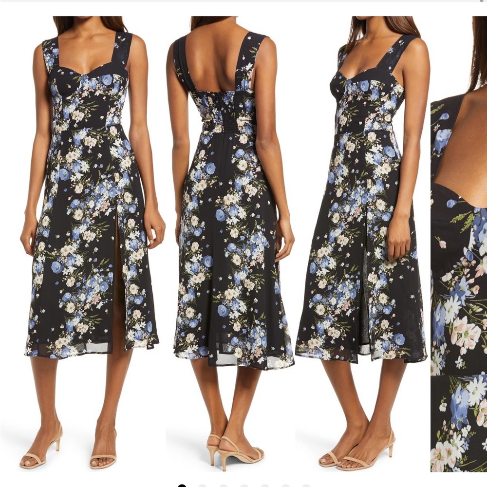 Reformation Fulton Dress floral